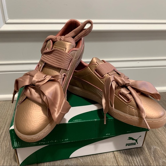 Puma x Fenty by Rihanna copper rose sneakers sz 8 - Picture 4 of 7